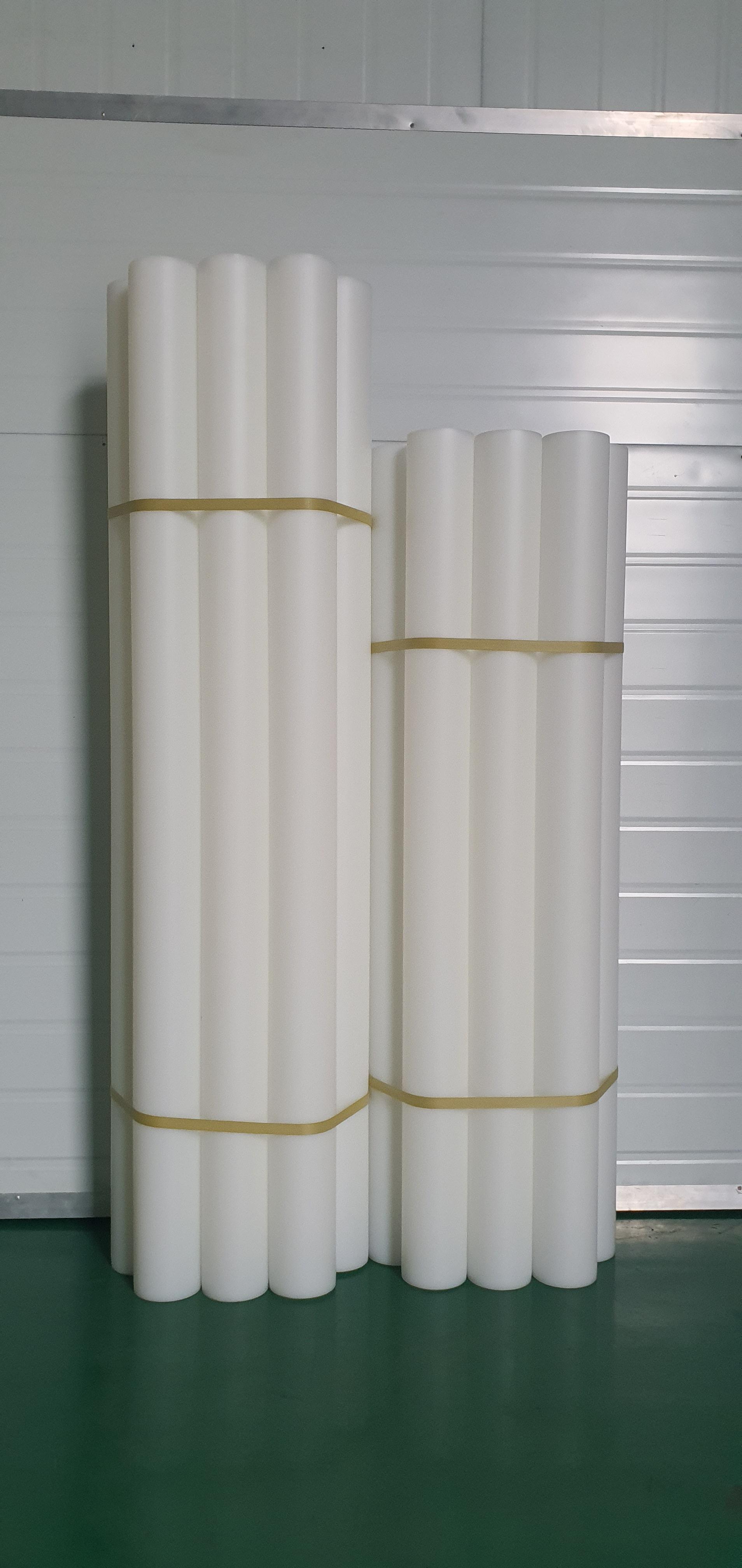 HDPE core 77mm(3'') x 8.0mm - White